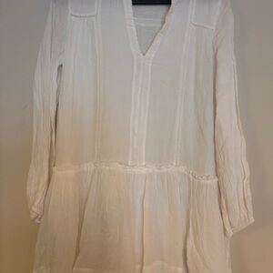 Pomander Place White Beaded Tunic